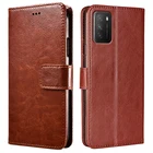 Винтажный чехол для телефона Poco M3 Coque Funda на Etui Xiaomi PocoM3 M2010J19CG M2010J19CT кожаный флип-чехол для POCO M3 M 3 Hoesje
