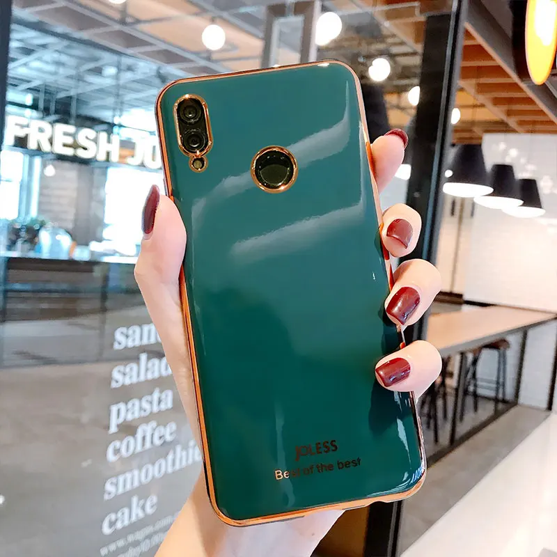 Luxury Silicone Case For Huawei Honor 8X phone Case For Honor8x Cover Shockproof Stand Holder Case Honor 8X 7X 9A