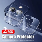 2 шт., Защитное стекло для камеры iPhone 11, 12 Pro, XS Max, XR, X
