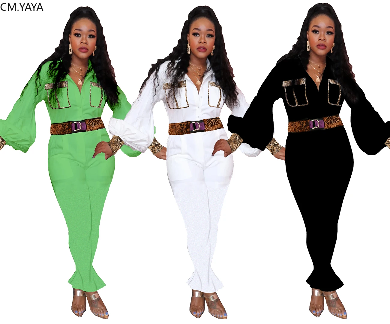 GL S 3XL осенний женский зимний комбинезон с леопардовым принтом длинным рукавом