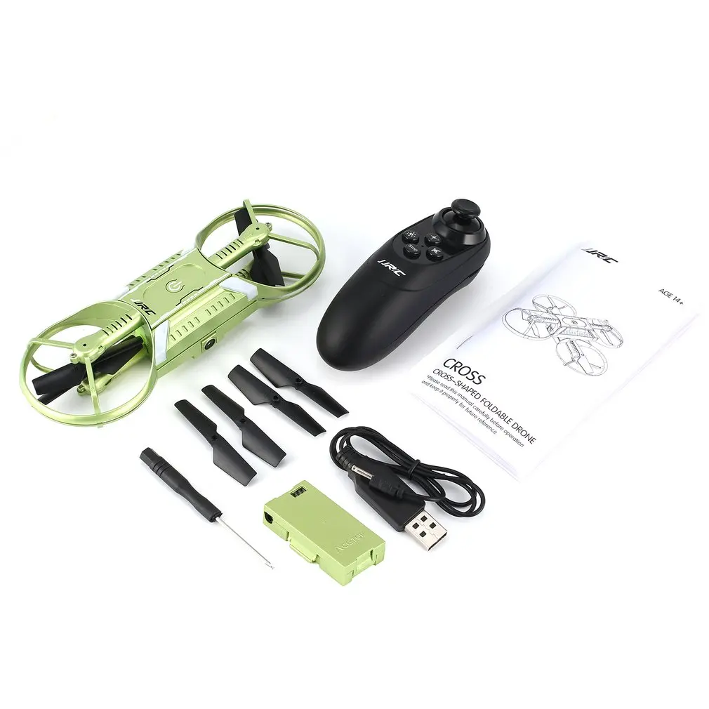 JJRC H60 складываемый складной Дрон с 720P HD камерой светодиодный светильник 4CH RC