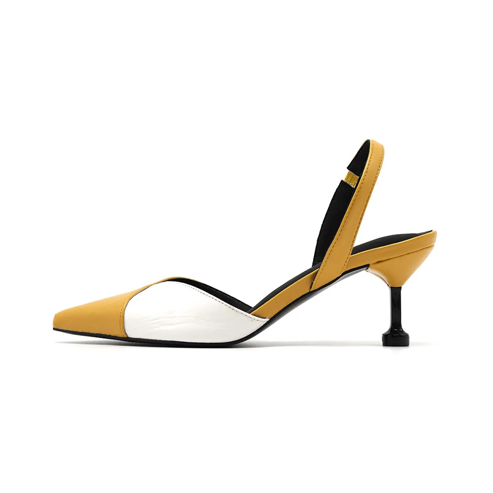 

New Green high heeled thin heeled pointed Korean fashion in spring and summer of 2021