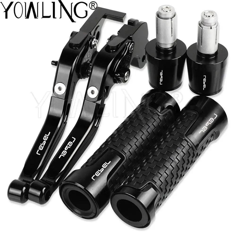 

Motorcycle CNC Aluminum Brake Clutch Levers For HONDA REBEL CMX250C 1996 1997 1998 1999 2000 2001-2011 Handlebar Hand Grips Ends