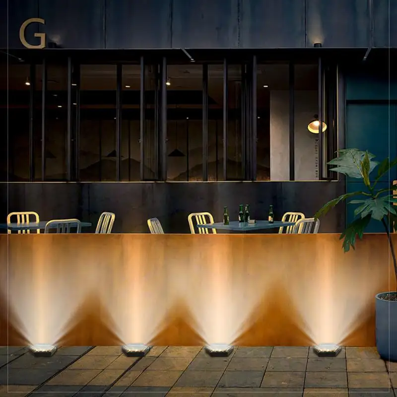 

Solar Underground Light Outdoor IP65 Waterproof Courtyard Landscape Lighting Buried Lamp For Garden Lawn Staircase Decoration