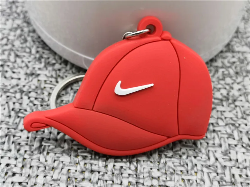 Мини силиконовый милый брелок Nikes cap Форма брелок для женщин мужчин детей подарок брелок баскетбольные кроссовки Porte Clef