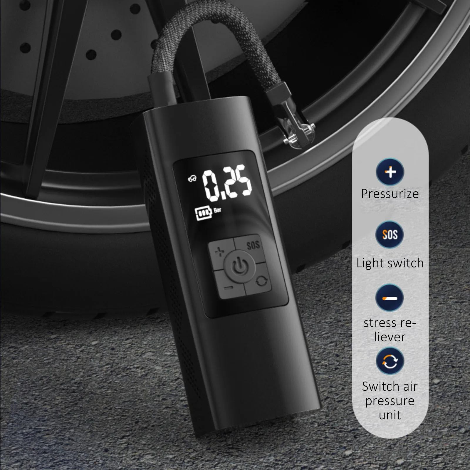 Precio Compresor De Aire Portátil Para Coche, Minibomba Eléctrica De Doble Uso, 6000mAh, Inflador De Neumáticos Inalámbrico, Gran Oferta, Nuevo Producto