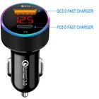 Автомобильное зарядное устройство с 2 USB-портами, 36 Вт