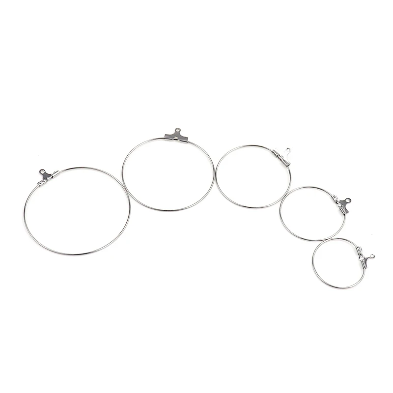 Semitree 20 шт. Ушная проволока из нержавеющей стали крючки для сережек коннектор