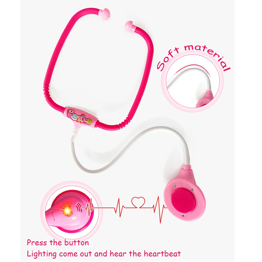 19 Pieces/Set Girls toys Role Play Doctor Classic Medicine Simulation Pretend Medical Clothing Toy For Children Gift | Игрушки и хобби