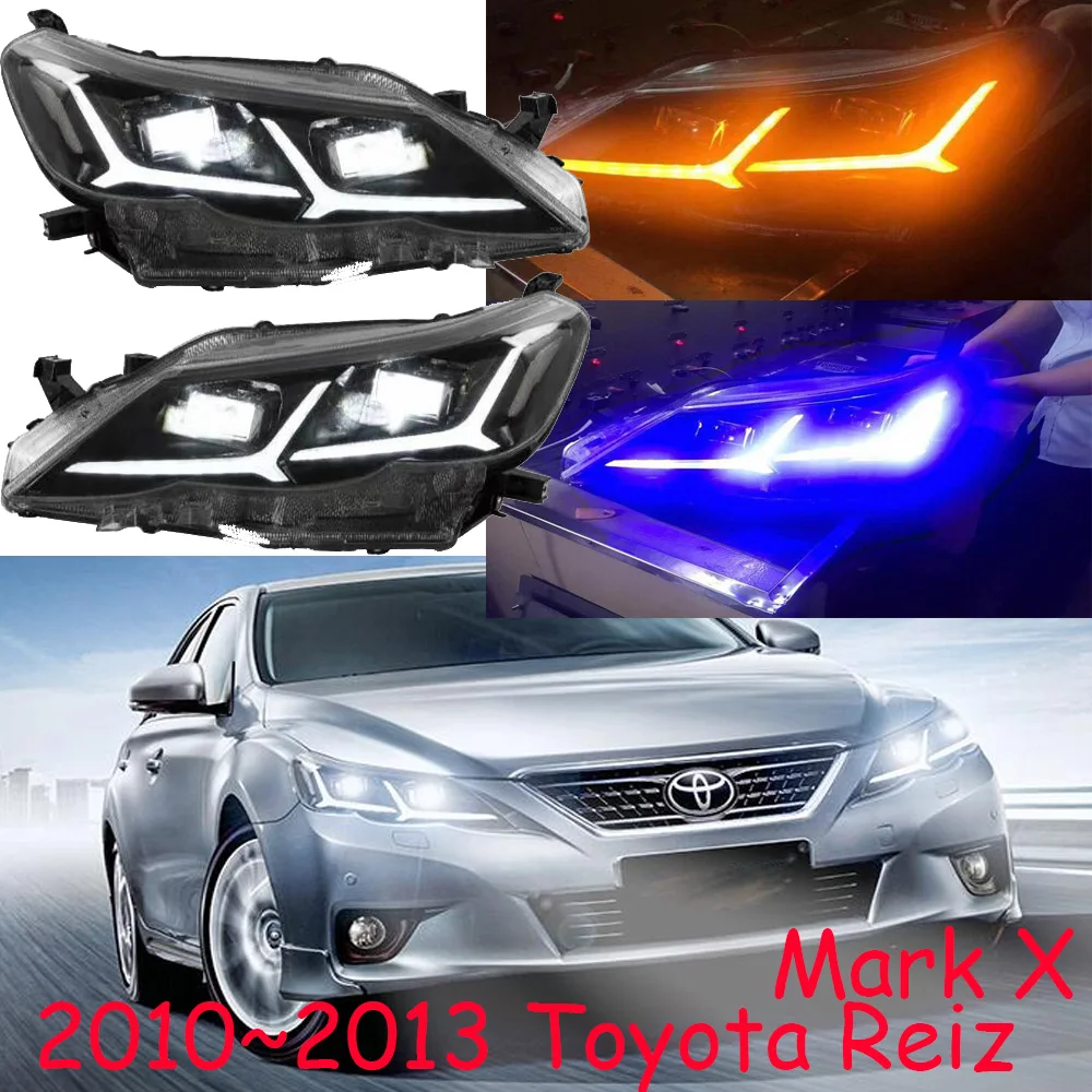 2010 ~ 2013y автомобильный бупмер MarkX головной свет для Toyota Reiz фары Mark X автомобильные