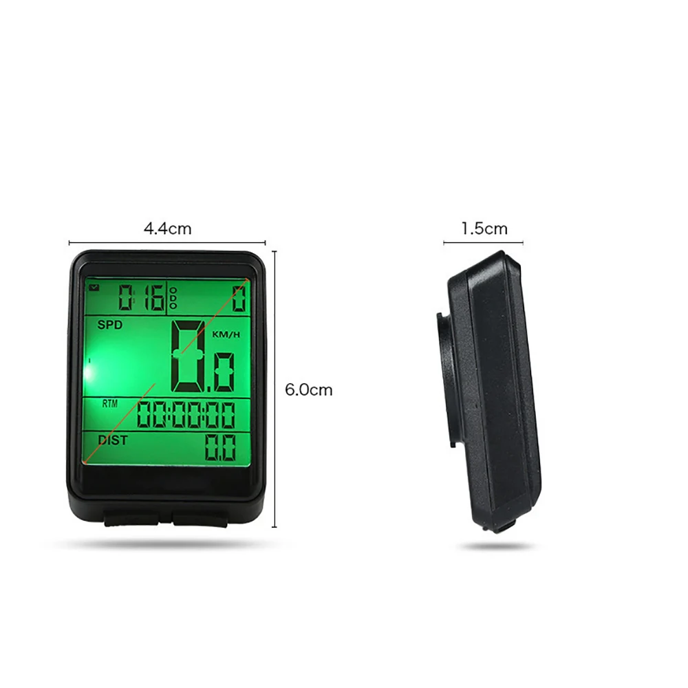 

2.8" Large Screen Bicycle Computer Wireless Wired Bike Computer Rainproof Speedometer Odometer Stopwatch for Cycling