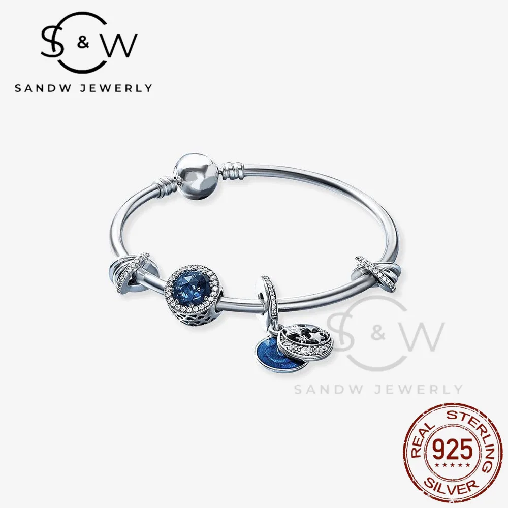 

Bracelets for women charms sterling silver 925 Bracelet Set High-quality Jewelry DIY Beads Original 1:1 Holiday Anniversary Gift