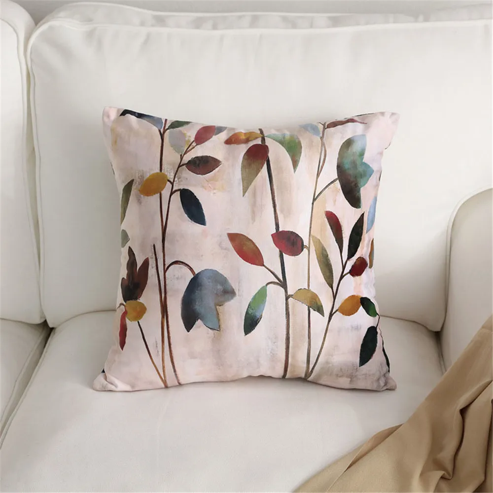 Сатиновые бархатные наволочки роскошная диванная подушка наволочка для