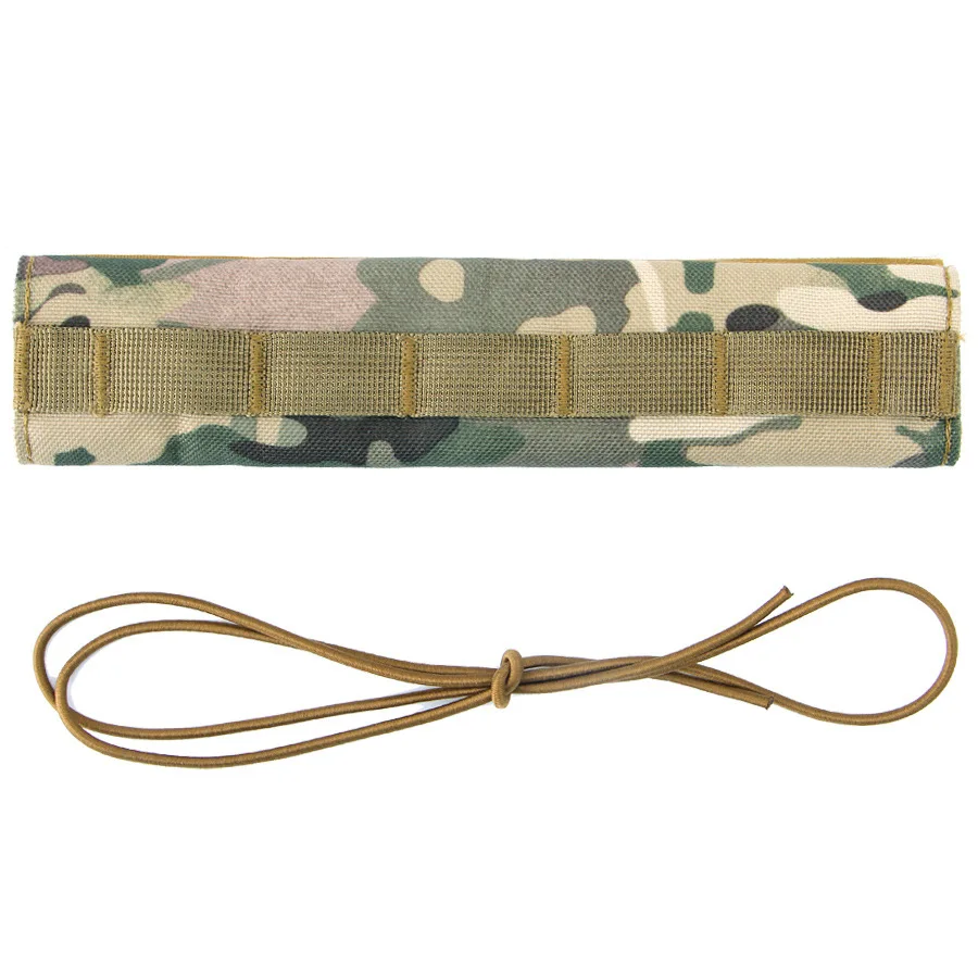 5 Color 22CM Tactical Muffler Protective Case Shooting Suppressor Nylon Silencer Protector Cover Airsoft Quick Release Pouch |