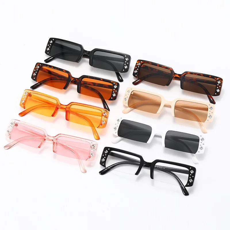 

GRFISIA Newest Trend Small Rectangle Sunglasses Vintage Sexy Women Summer Accessories Fashion Female Square Sun Glasses UV400
