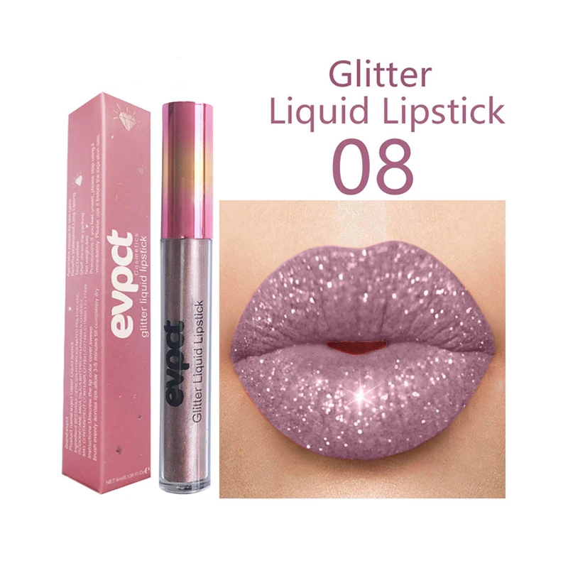 

15 Colors Nude Matt Liquid Lipsticks Glitter Shimmer Lip Gloss Waterproof Long Lasting Red Pink Lipgloss Makeup Cosmetics