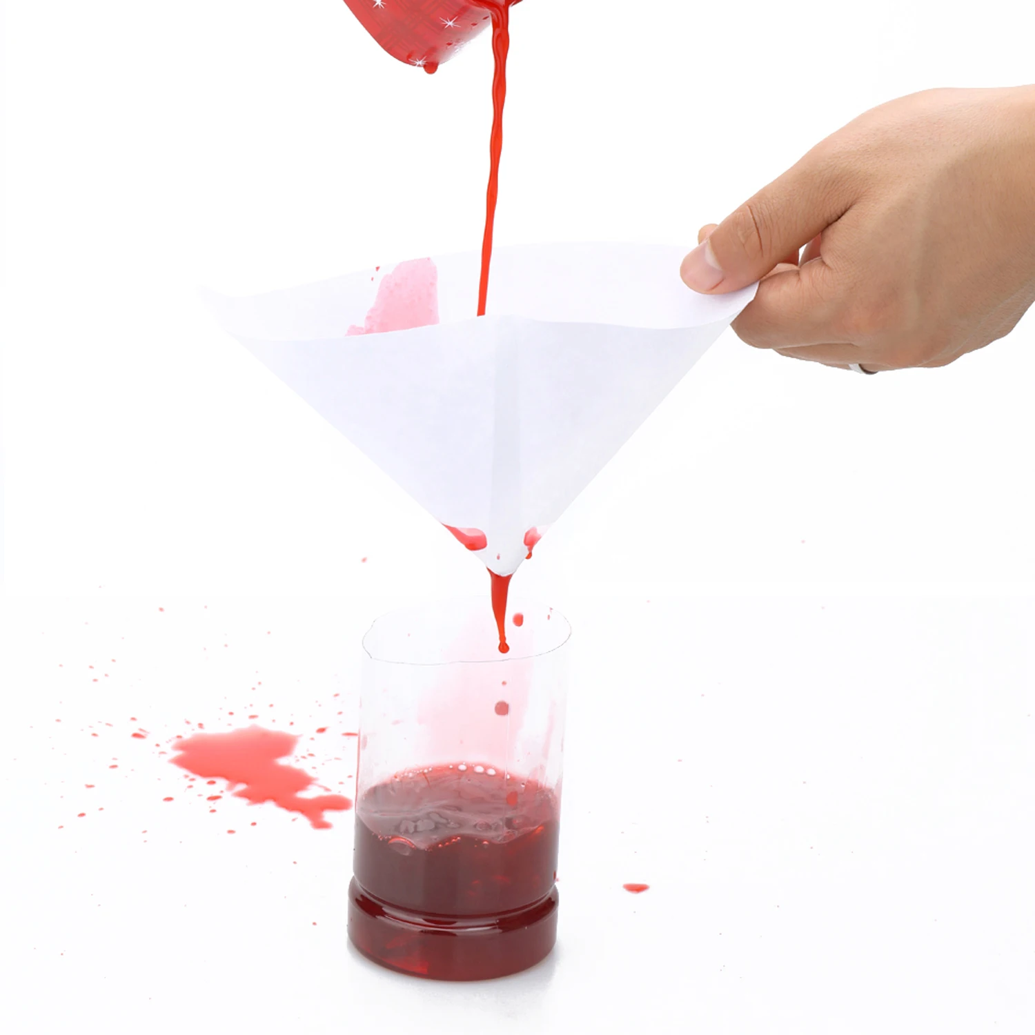 Изысканные Краски бумажные фильтры Сито Фильтр с нейлоновой сеткой сеть Воронка