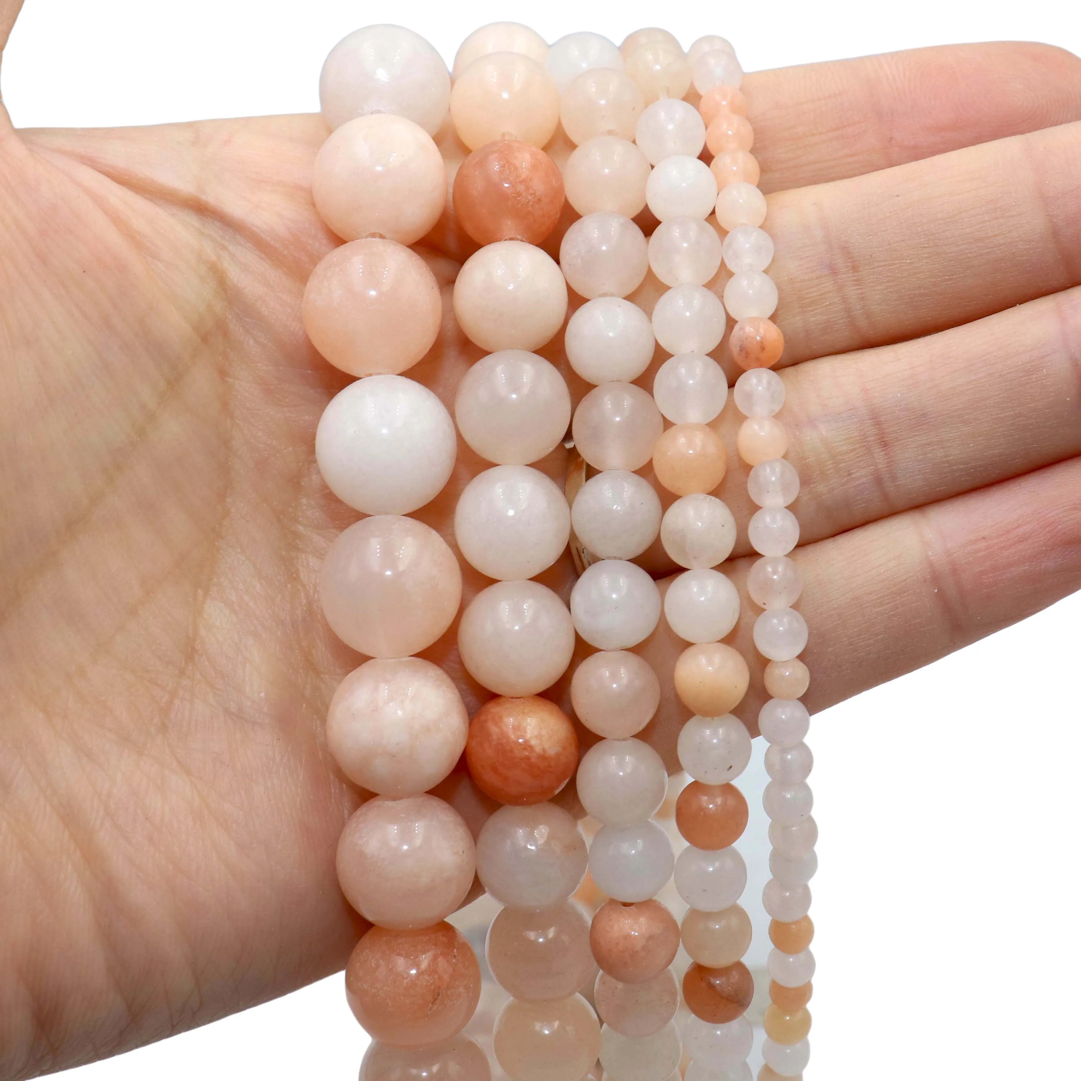 Бесплатная доставка натуральный розовый камень авантюрин круглые бусины 4 6 8 10 12