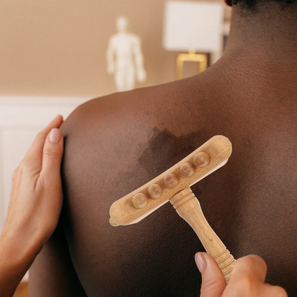 

Beech Guasha Stick Professional Guasha Stick Premium Body Part Guasha Stick