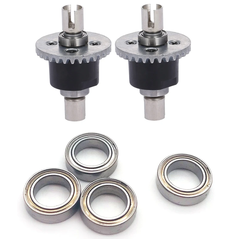 

2Pcs Metal Differential Gear 144001-1309 for WLtoys 144001 1/14 4WD RC Car Spare Part & 1set 144001-1297 Bearing