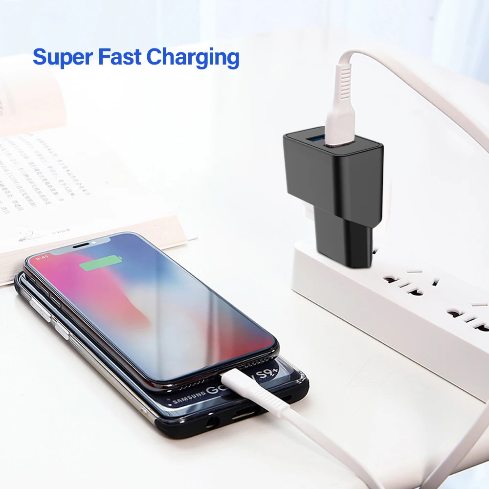 USB-зарядное устройство PHOMAX 5 В 2 1 А Универсальное портативное дорожное настенное