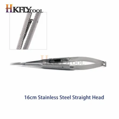 16cm steel straight 12,5 см; высота каблука 14 см; каблук 16 см оснастка для приманки держатель инструмент офтальмологический Иглодержатель косметический контактный зажим титановый Пинцет хирургические инструменты - Цвет: 16cm steel straight