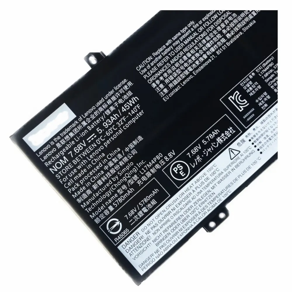 Аккумулятор для ноутбука Lenovo Xiaoxin Air14IWL 15IWL 14 arr/IKBR deapad 530s-14IKB 530s-15IKB 7 68 в 5780 мАч |