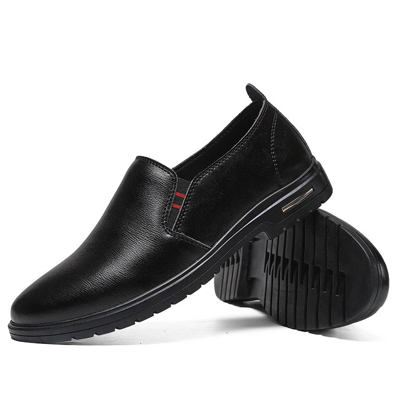 Men Loafers Shoes Spring Summer Soft Split Leather Sneakers Male Luxury Brand Flat Slip-On Big Size 38-48# Zapatos Homme | Обувь