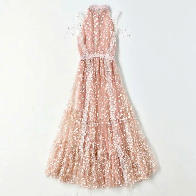 Длинное дизайнерское летнее новое женское вечернее сексуальное модное