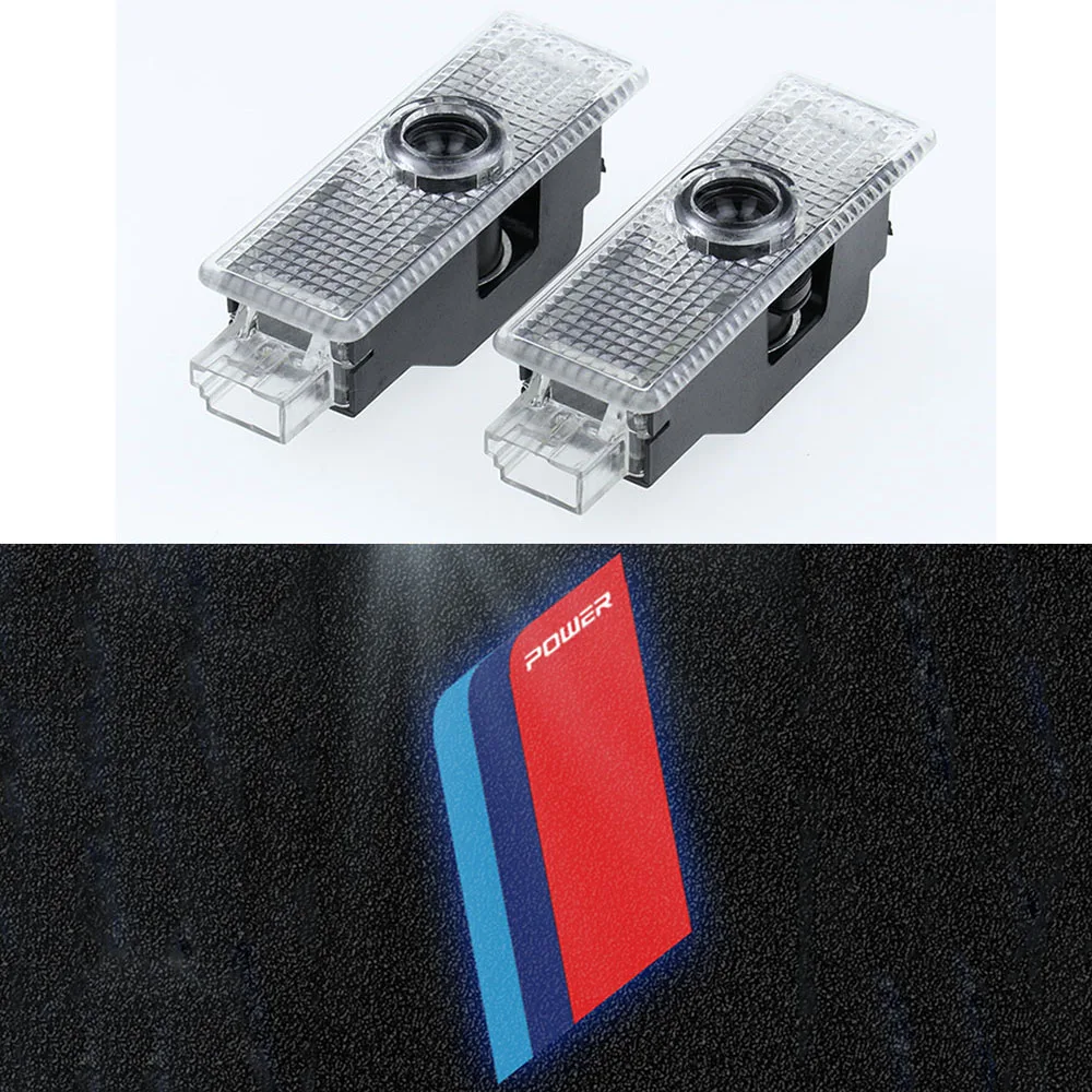 

2x Car Door Shadow Logo Projector Welcome Lights For BMW 1 3 5 6 7 X1 X3 X5 X6 Z E81 E83 E87 E60 E61 E70 E71 E90 E91 F10 F20 F30