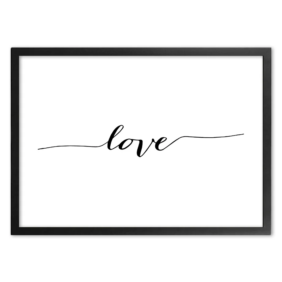 Цитаты любовь скандинавские настенные художественные обои живопись пейзаж