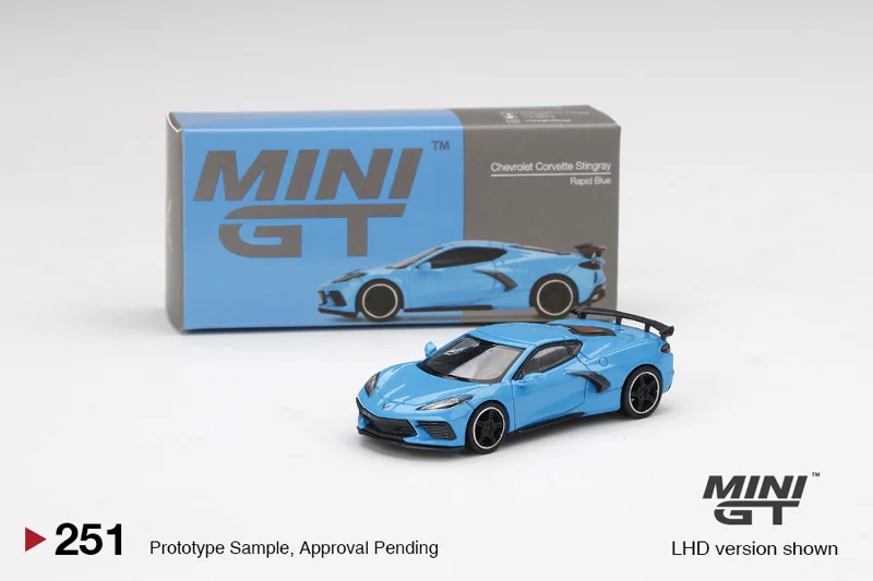 

MINI GT 1:64 Chevrolet Corvette stingray 2020 Diecast Collection of Simulation Alloy Car Model Children Toys
