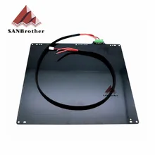 3D Printer UM2 UM2+ Extended + UM2+ Print Table Heated Bed Parts 24V 3.5Ohm Aluminum Alloy UM2 Heated Bed Plate
