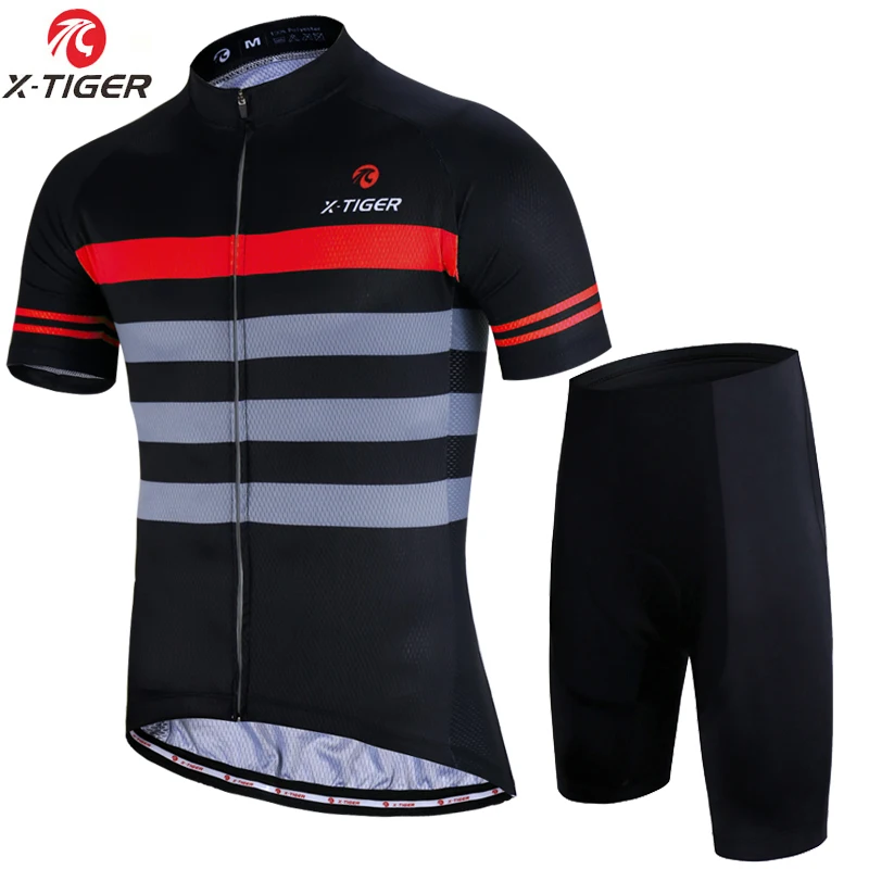 Cycling Set X-Tiger Pro одежда для велоспорта, дышащая летняя одежда для велоспорта, комплект быстросохнущей одежды для горного велосипеда, одежда для велоспорта - Цвет: Cycling Set