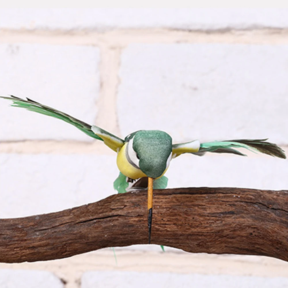 Искусственные Птицы перья Рождественские елочные украшения мини-Колибри