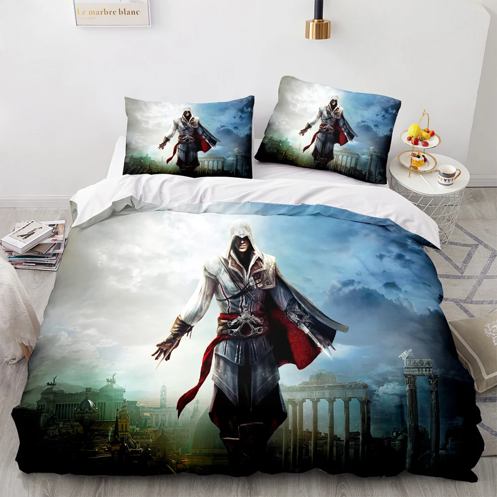 Комплект постельного белья Assassins Creed для односпальной и двухспальной кровати