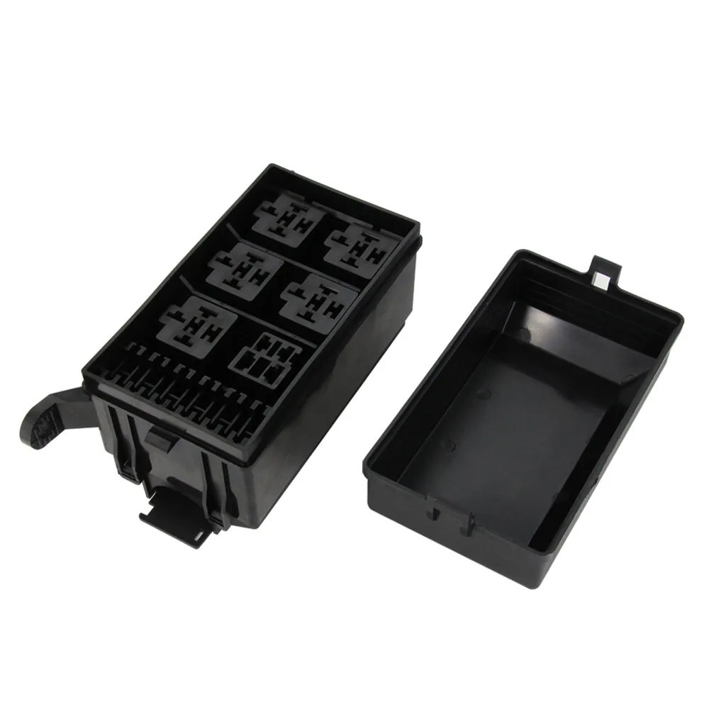 6 ways Relay Fuse box with 1PCS 4P24V 40A+5 PCS 4P 24V 40A relay Auto car insurance tablets fuse mounting | Обустройство дома