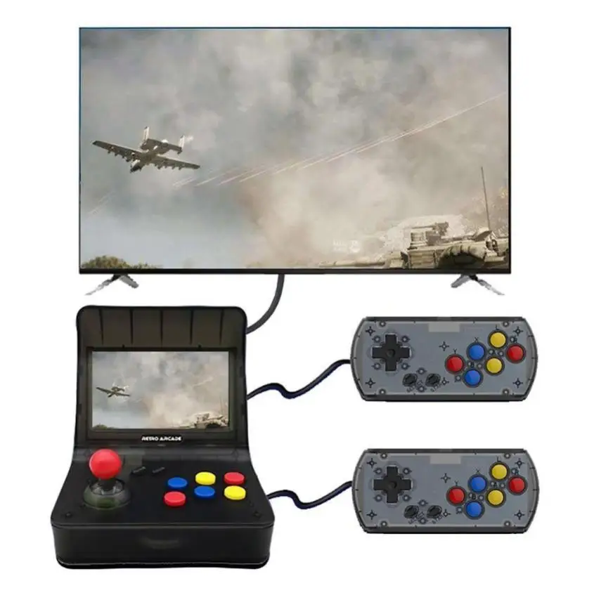 12 шт. 4,3 дюймов 64 бит 3000 Портативный ретро мини портативные видеоигры консоль Классическая семейная игровая консоль подарок ретро Аркада