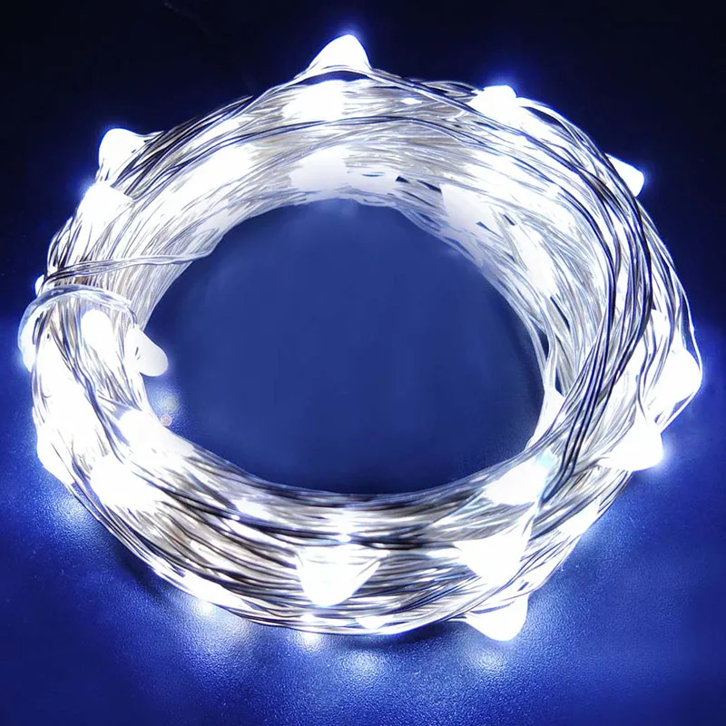 Сказочные огни на батарейках/USB питание светодиодный гирлянды 1 м 2 3 5 10 12