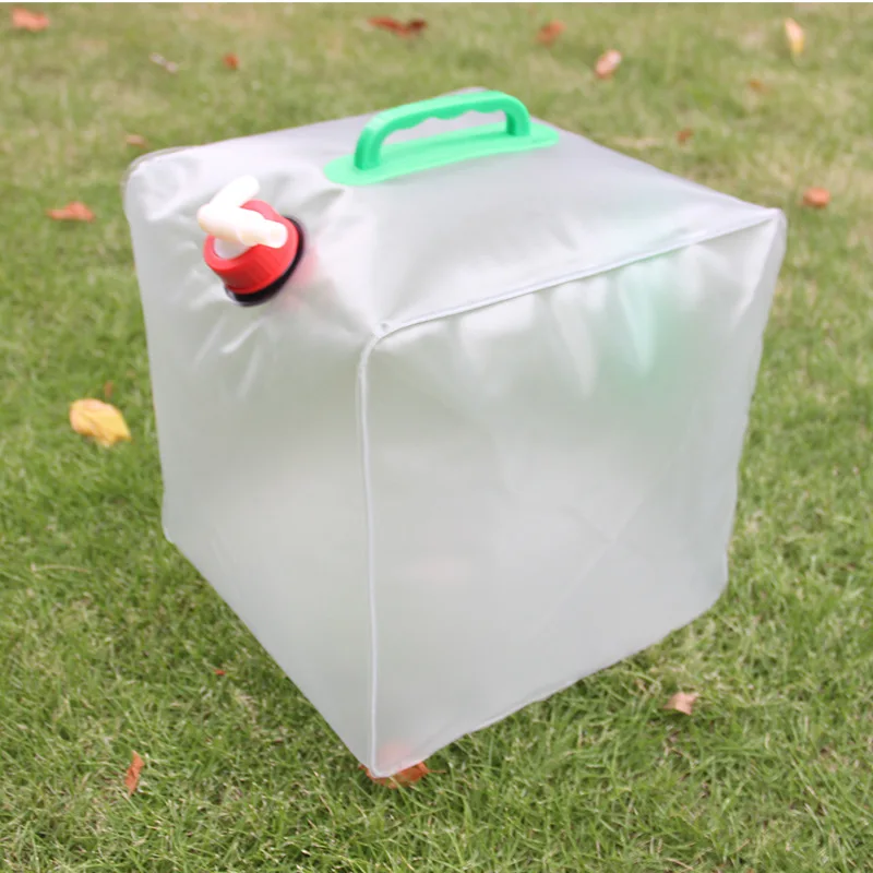 Складной мешок для воды 20 л вместительный портативный контейнер чайник