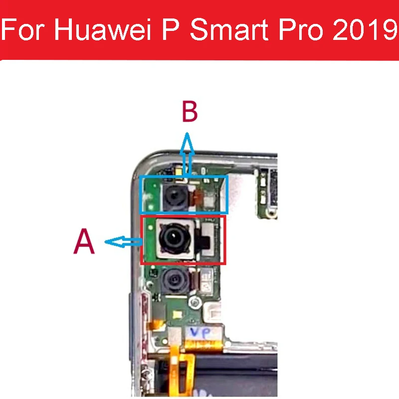 

Оригинальная задняя камера для Huawei P Smart Pro 2019, модуль основной задней большой камеры, запасные части, тестовая работа