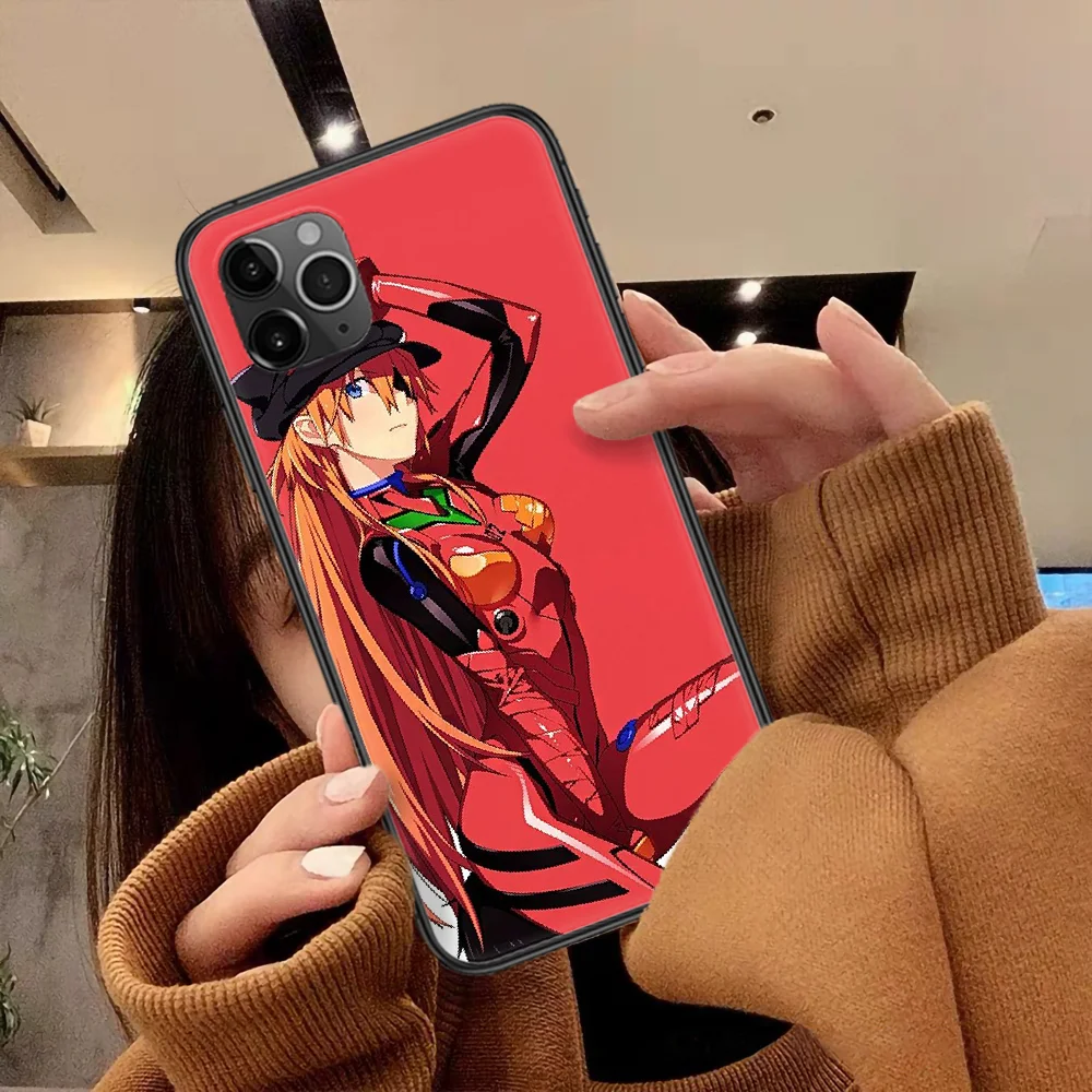 

Genesis Evangelion NGE EVA Phone Case For Iphone 4 4s 5 5S SE 5C 6 6S 7 8 Plus X XS XR 11 12 Mini Pro Max 2020 black Cell Luxury
