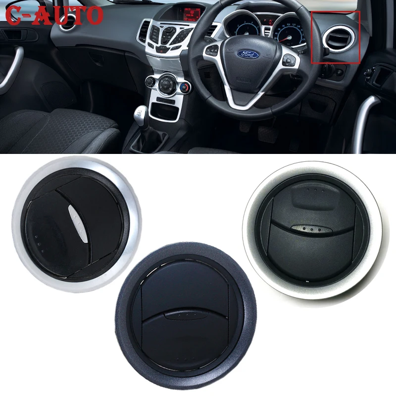 

1Pcs Car Air Vent outlet Louvre Dashboard Airvent For Ford Fiesta 2009 2010 2011 2012 2013 2014 S-Max Mondeo MK4 Car Accessories