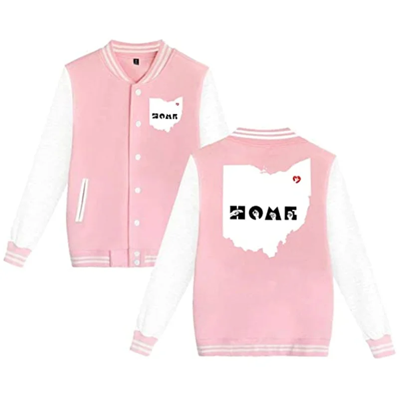 

Unisex Baseball Uniform Jacket Hoodie Sweater Sport Coat Sweatshirt