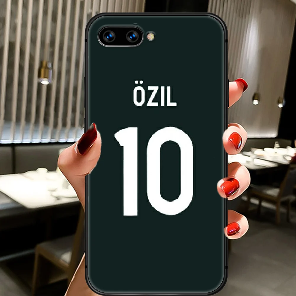 

Mesut Ozil Soccer Phone Case Cover Hull For HUAWEI Honor 8 8c 8a 8x 9 9a 9x V10 MATE 10 20 I Lite Pro black Cover Painting