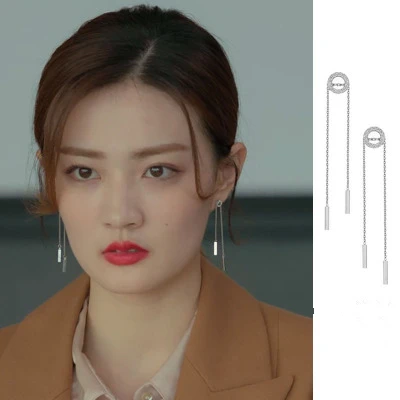 

2020 модная новая Корейская версия одинаковые серьги круглые серьги кисточки