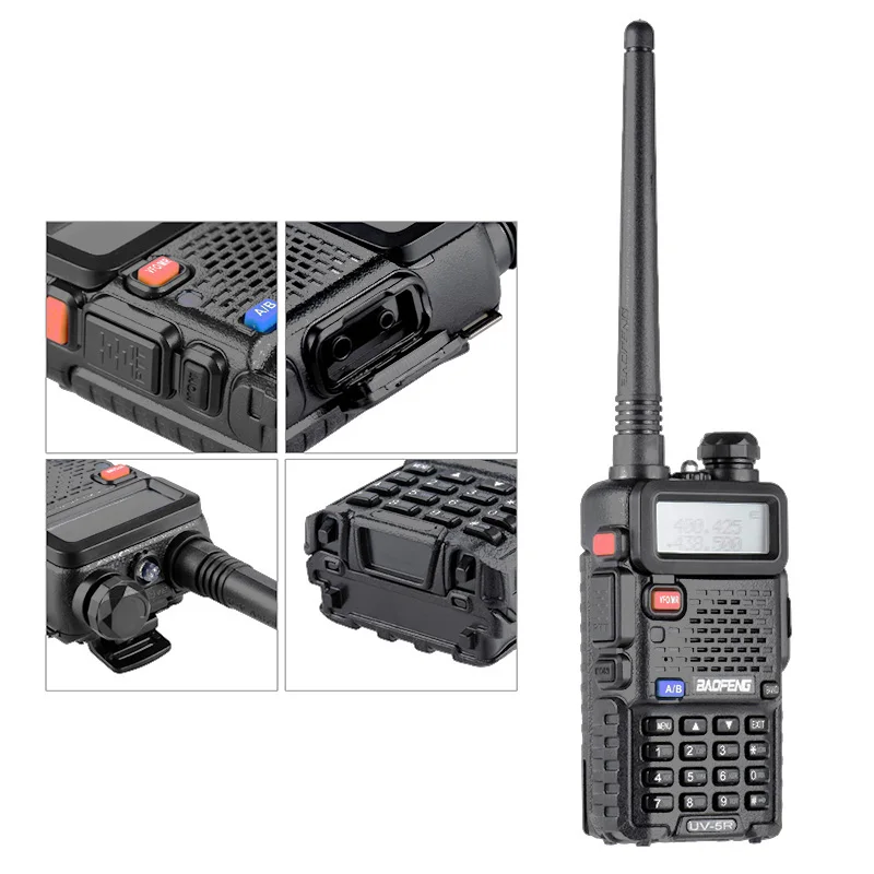 Портативная рация Baofeng UV-5R 8 Вт Двухдиапазонная VHF UHF двухсторонняя радиосвязь UV 5R