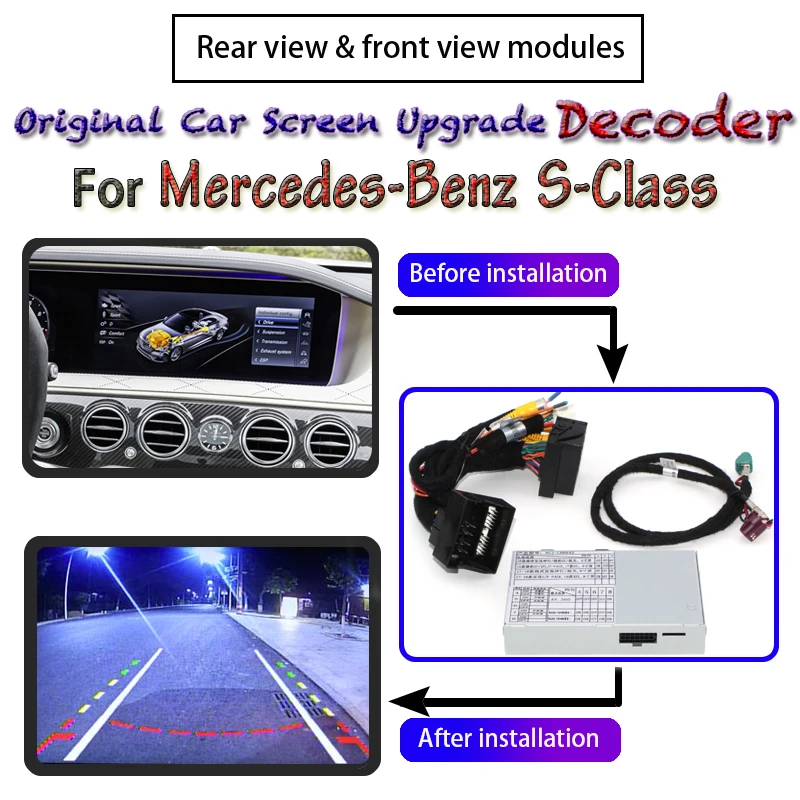 Оригинальный модуль камеры для парковки автомобилей Mercedes Benz S Class W221 W222 C217 A217 2005 ~