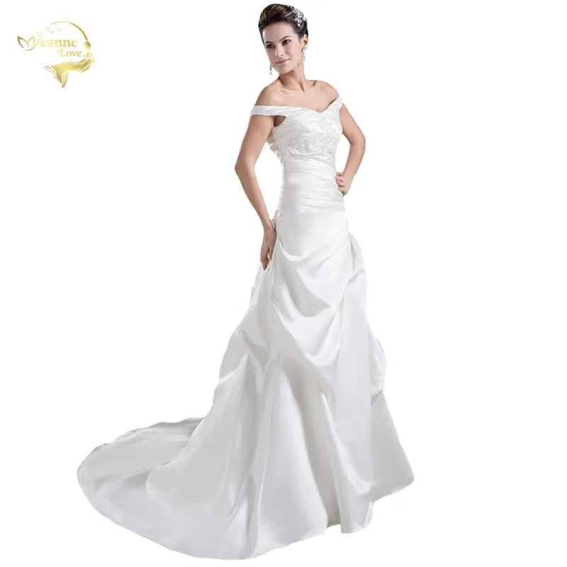 2020 белый/слоновая кость Роскошные Vestido De Noiva Robe Mariage свадебное платье с открытыми