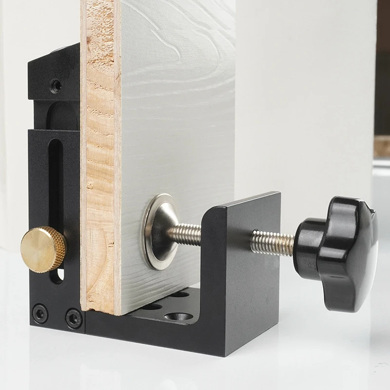 

Hole Screw Jig Pocket Hole Jig Puncher Woodworking Drilling Locator Positioner Kit DIY Carpentry Tools Accessories